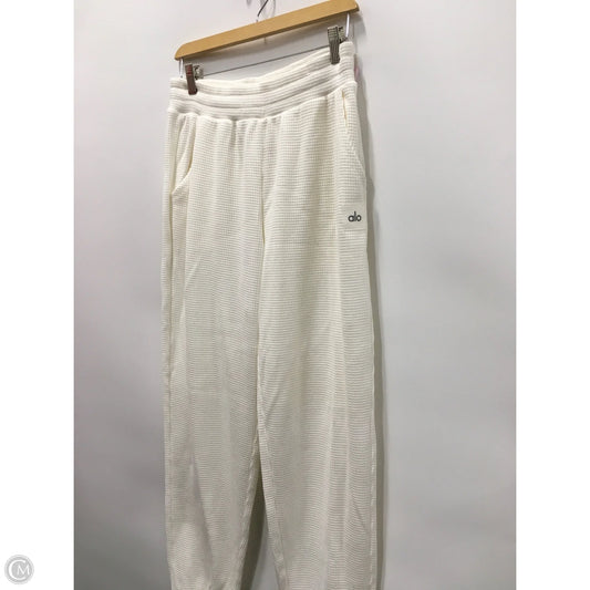 Pants Lounge By Alo In White, Size: M