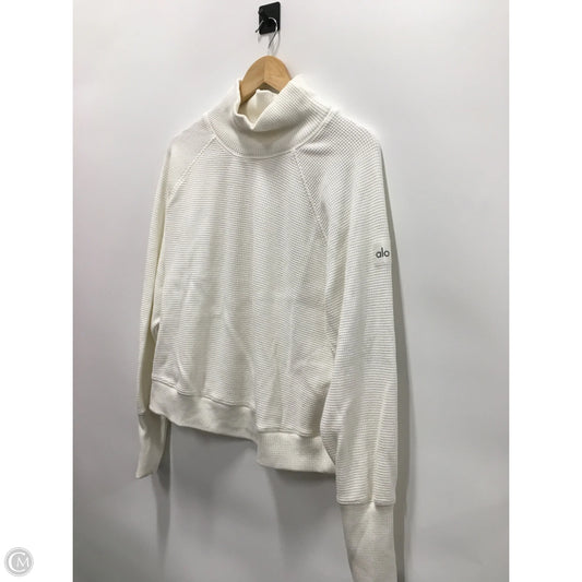 Sweatshirt Collar By Alo In White, Size: M