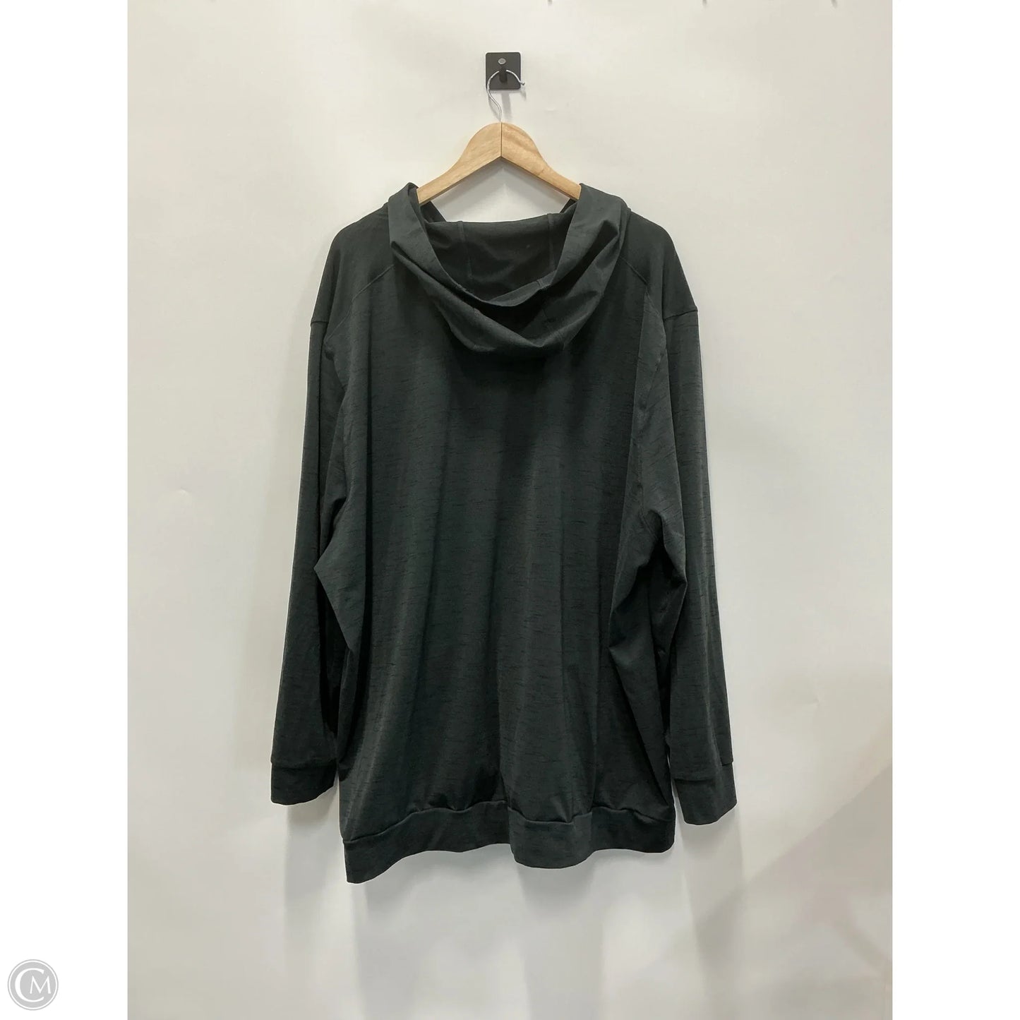Sweatshirt Hoodie By Nike In Grey, Size: 4x