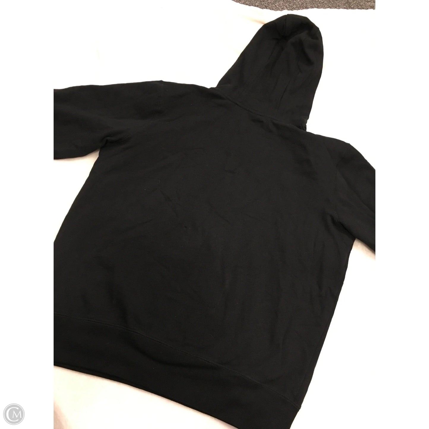 Sweatshirt Hoodie By New Era In Black & Blue, Size: L