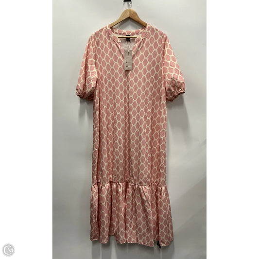 Dress Casual Maxi By Emery Rose In Pink, Size: Xl