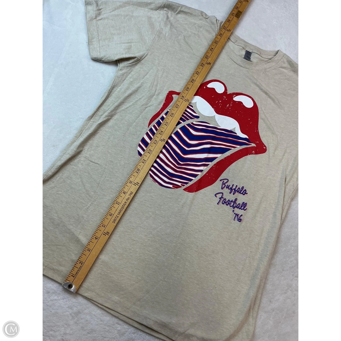 Top Short Sleeve By Clothes Mentor In Brown & Red, Size: M
