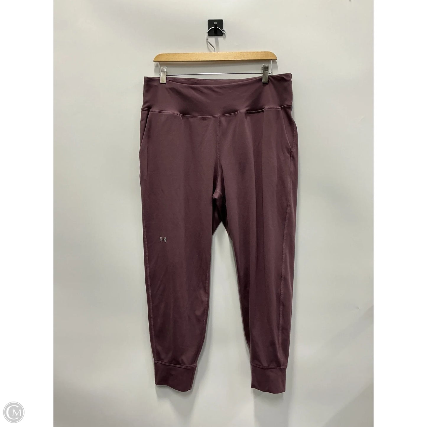 Athletic Leggings By Under Armour In Purple, Size: Xl