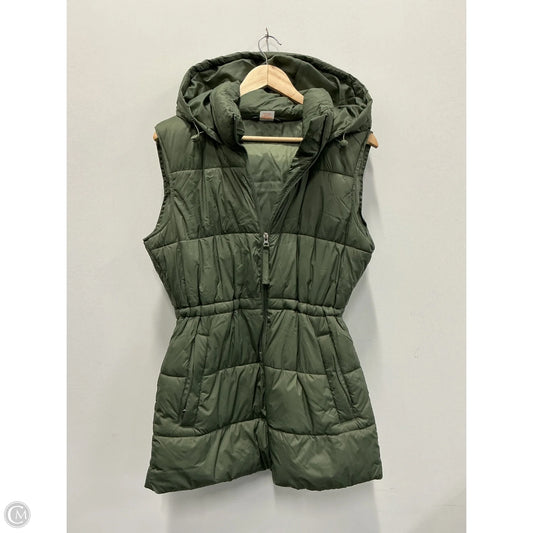 Vest Puffer & Quilted By Clothes Mentor In Green, Size: S