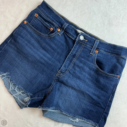 Shorts By Levis In Blue Denim, Size: Xl