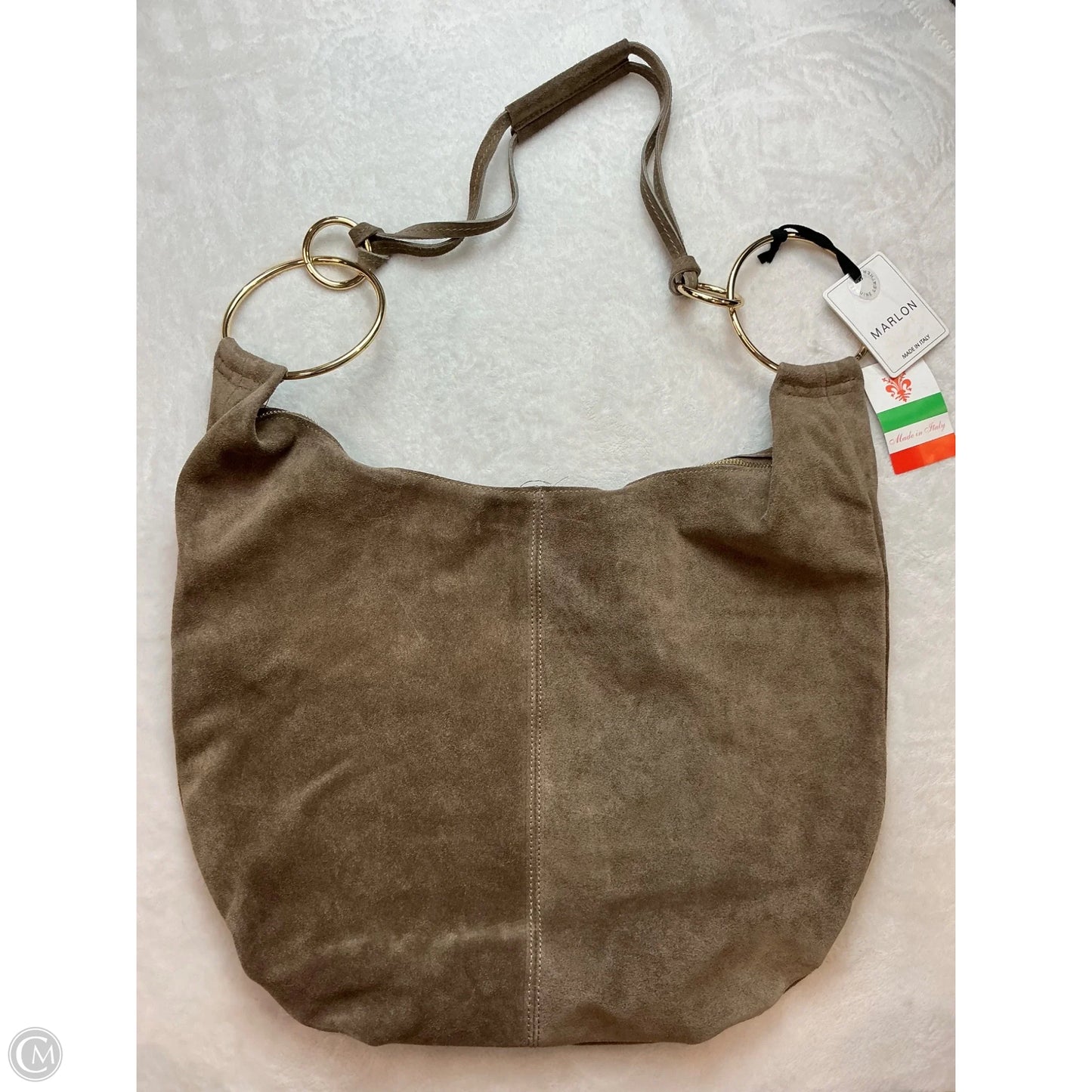 Handbag Leather By Clothes Mentor, Size: Medium