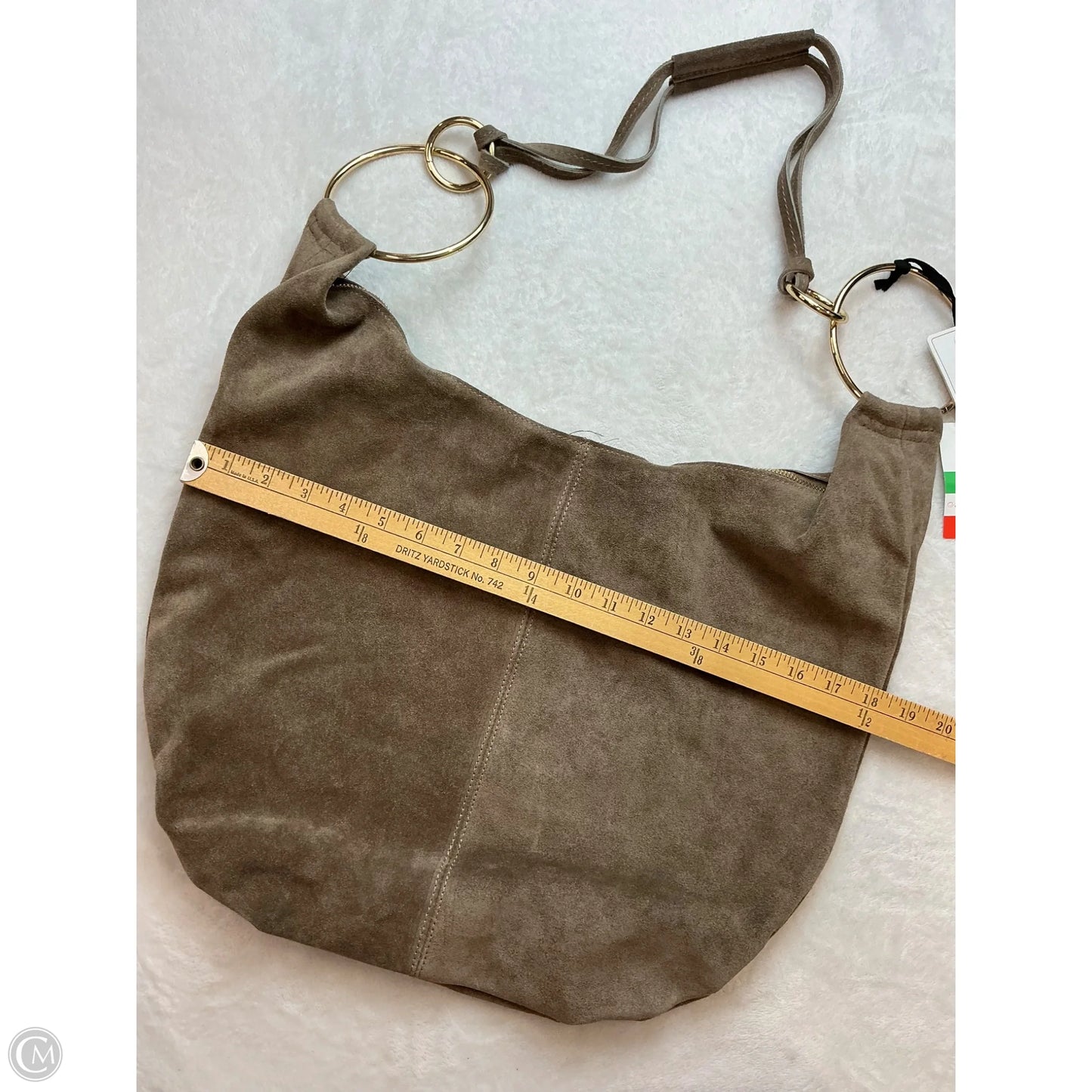 Handbag Leather By Clothes Mentor, Size: Medium
