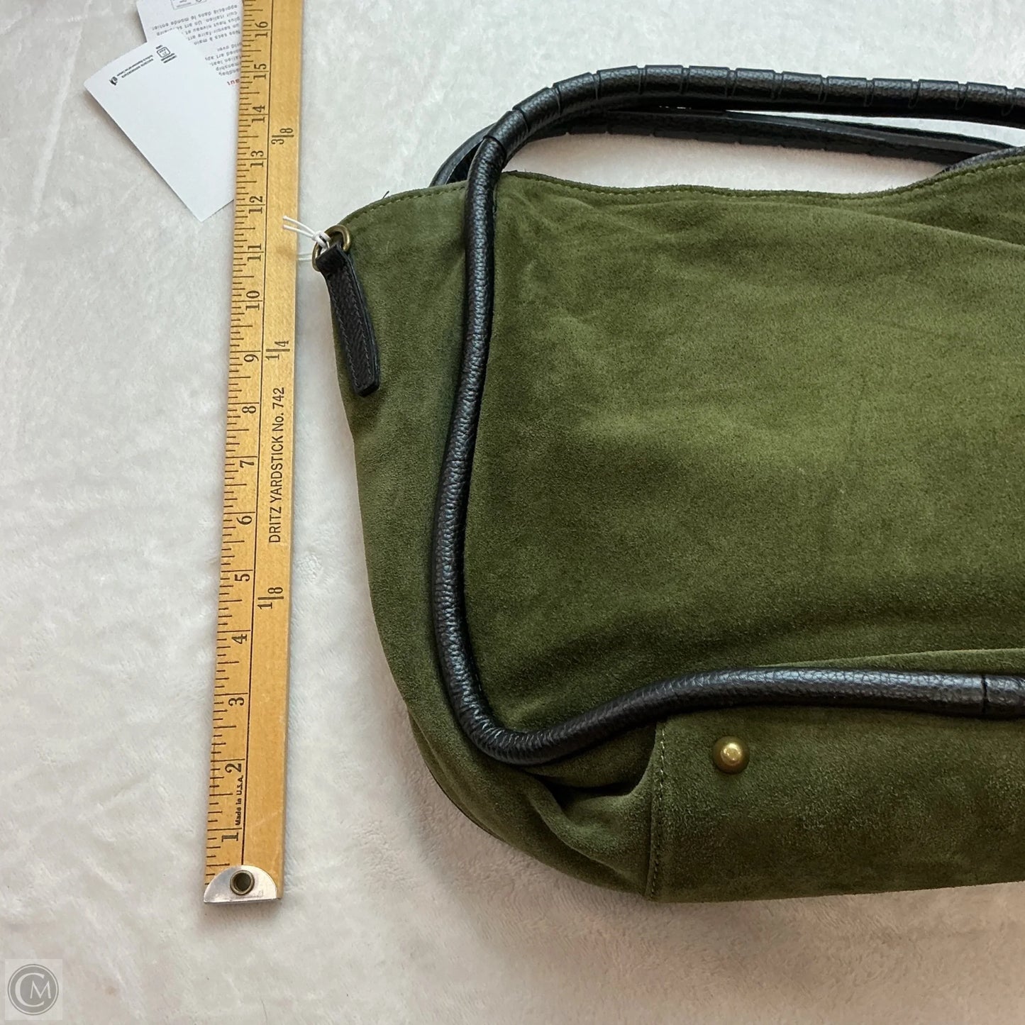 Handbag Leather By Clothes Mentor, Size: Medium