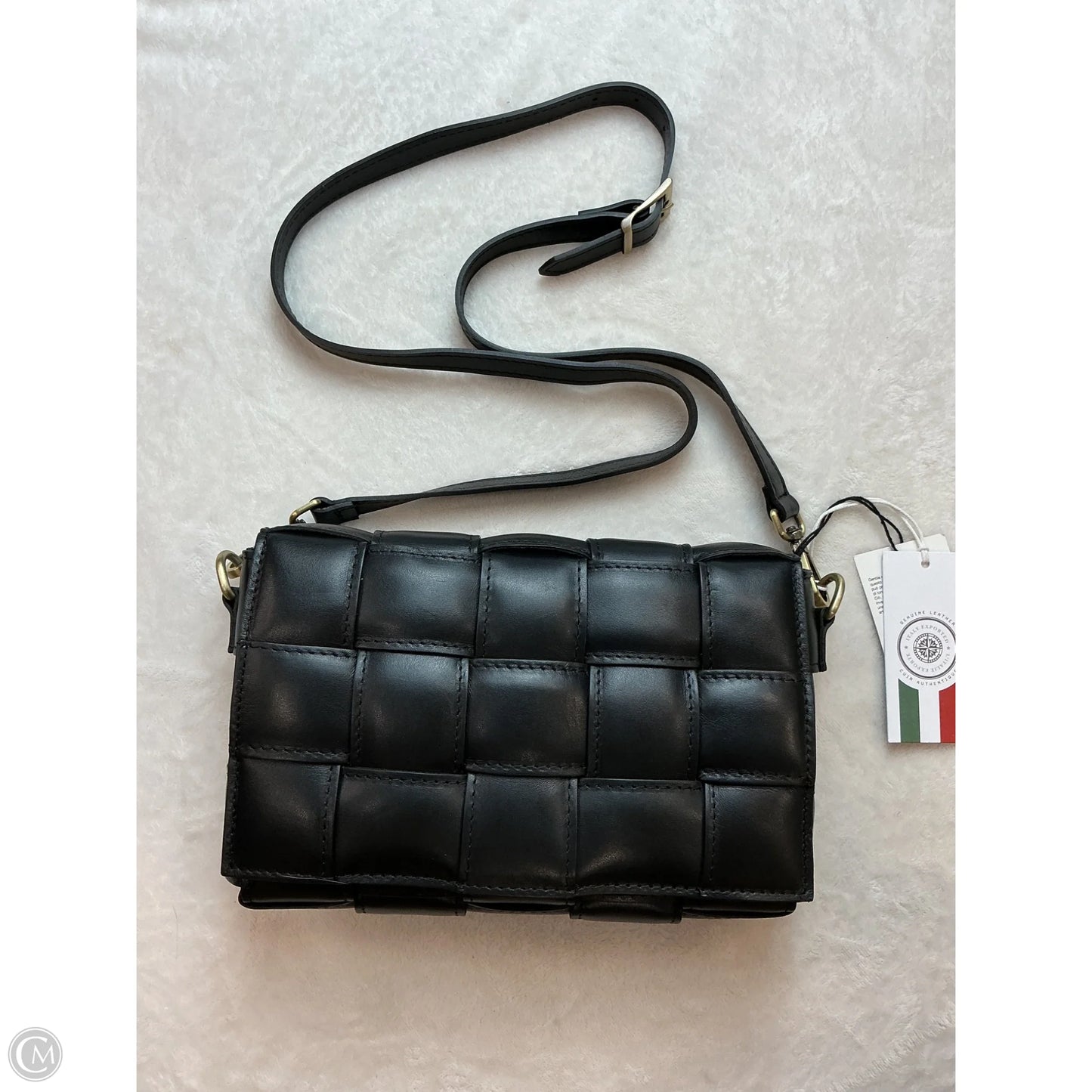 Crossbody Leather By Clothes Mentor, Size: Medium