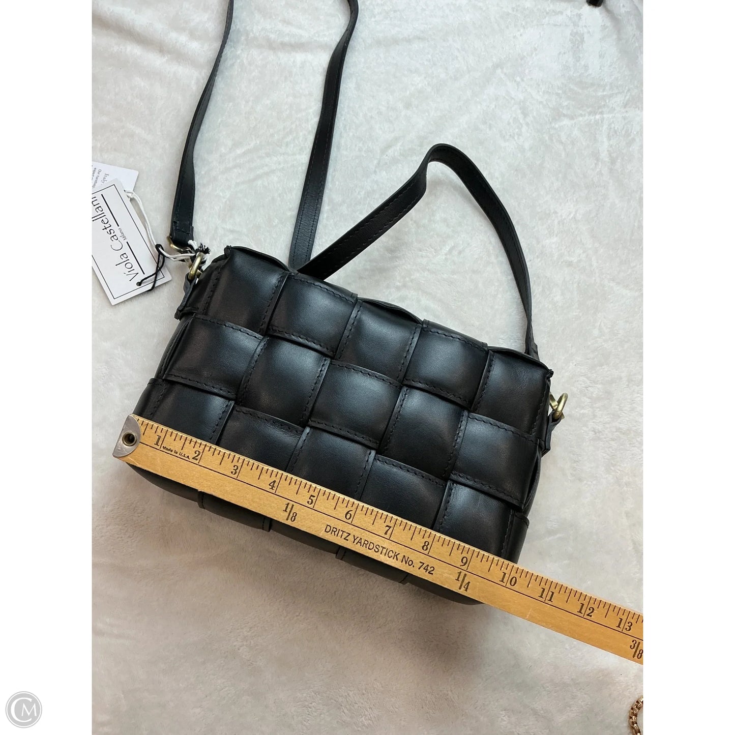 Crossbody Leather By Clothes Mentor, Size: Medium
