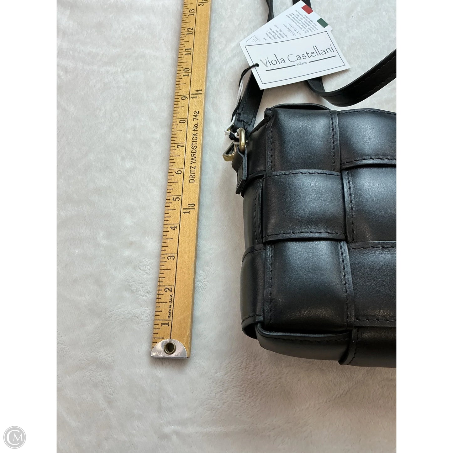 Crossbody Leather By Clothes Mentor, Size: Medium