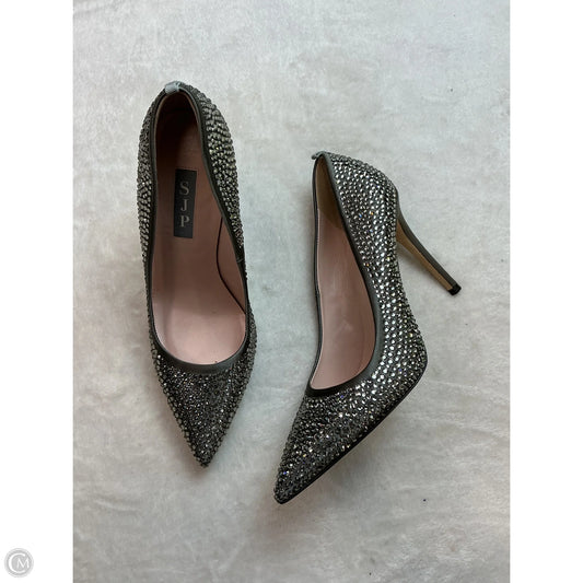 Shoes Heels Stiletto By Clothes Mentor In Grey, Size: 6.5