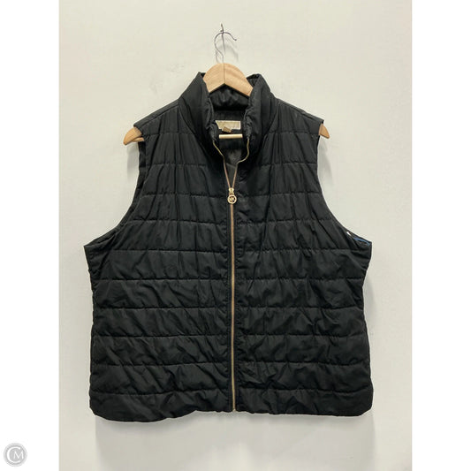 Vest Puffer & Quilted By Michael By Michael Kors In Black, Size: 2x