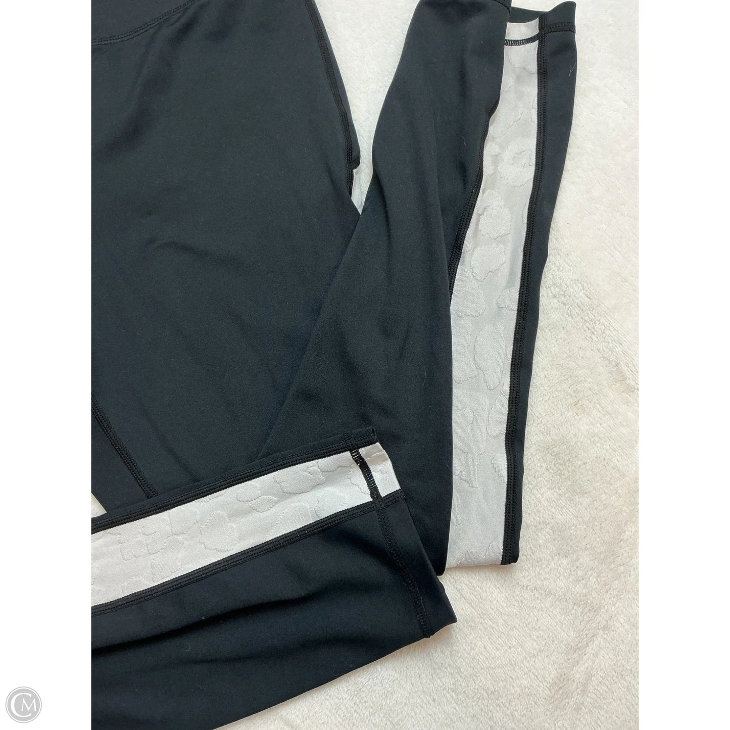 Athletic Leggings By Zyia In Black & Grey, Size: 12