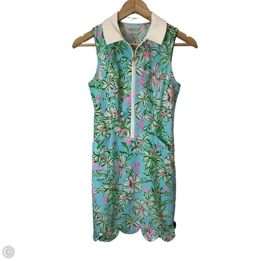 Dress Designer By Lilly Pulitzer In Blue & Pink, Size: 0