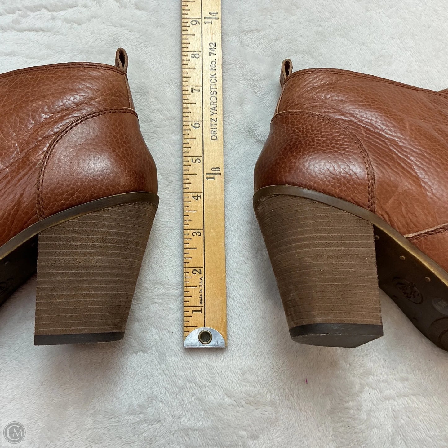 Boots Ankle Heels By Lucky Brand In Tan, Size: 9