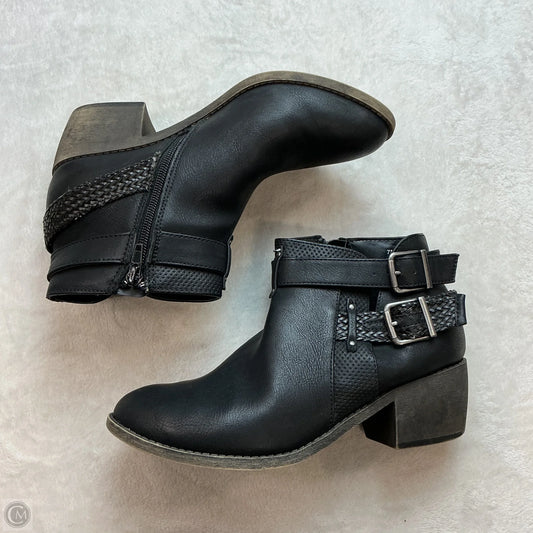 Boots Ankle Heels By Jelly Pop In Black, Size: 7