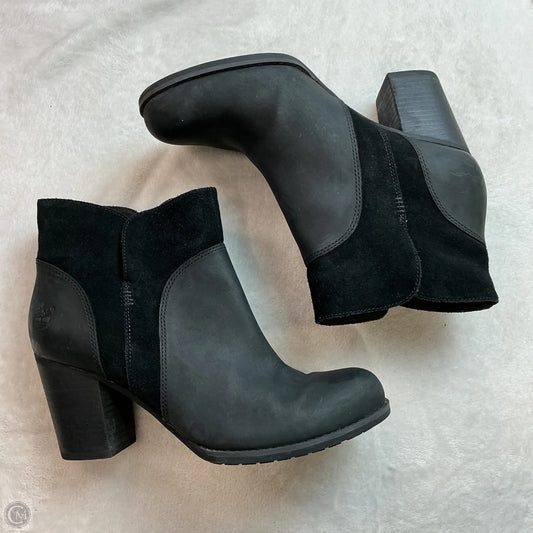 Boots Ankle Heels By Timberland In Black, Size: 8.5