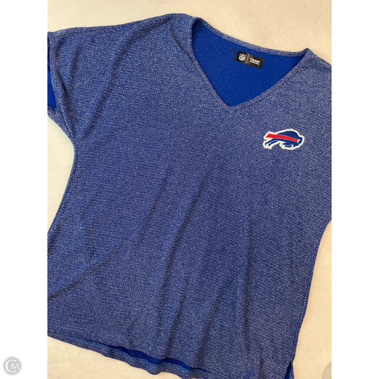 Top Short Sleeve By Nfl In Blue, Size: 2x