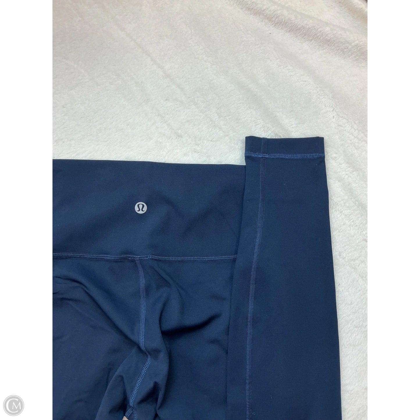 Athletic Leggings By Lululemon In Navy, Size: S