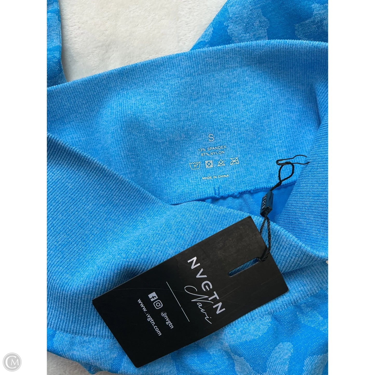 Athletic Leggings By Nvgtn In Blue, Size: S