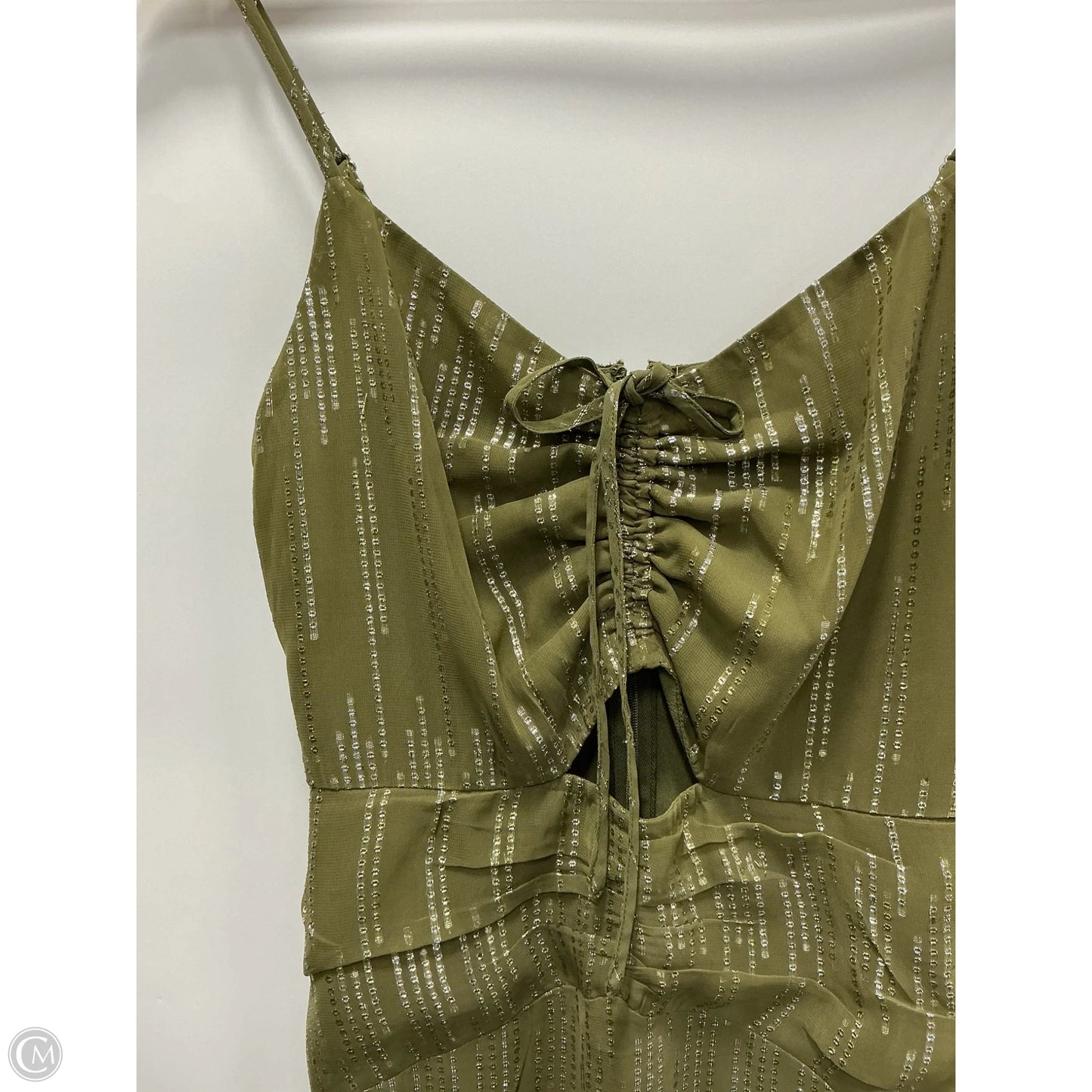 Dress Casual Maxi By Express In Green, Size: S
