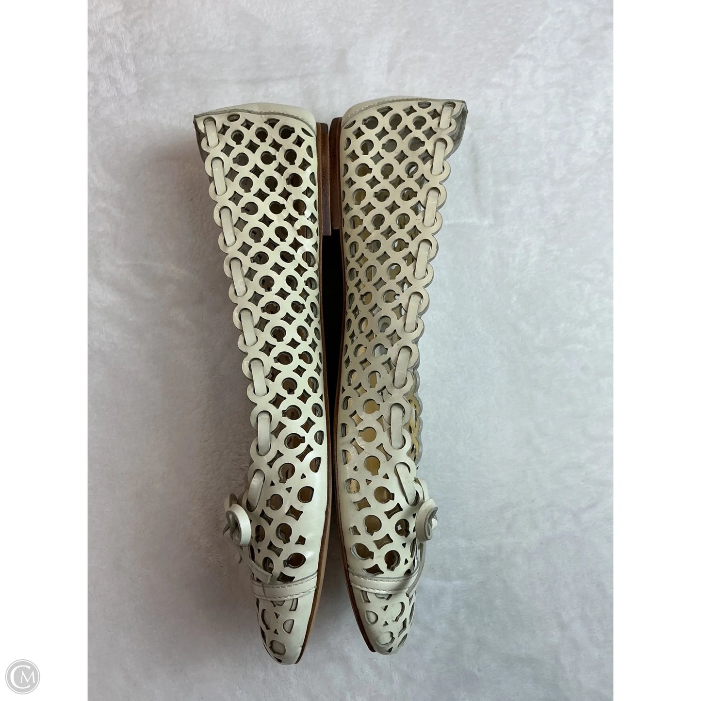 Shoes Designer By Coach In Cream, Size: 8