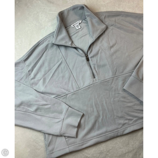 Athletic Jacket By Athleta In Grey, Size: L