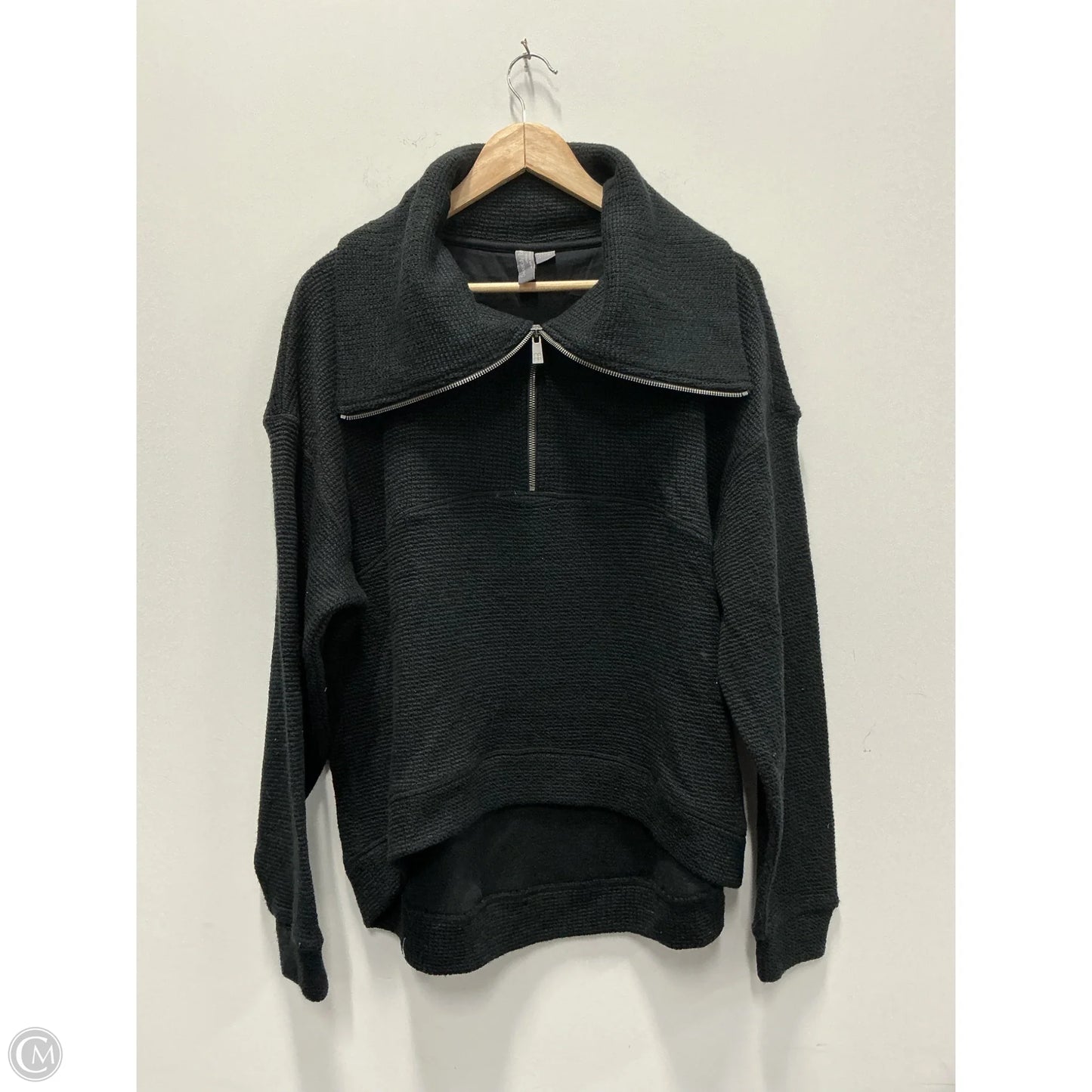 Athletic Sweatshirt Collar By Sweaty Betty In Black, Size: 8