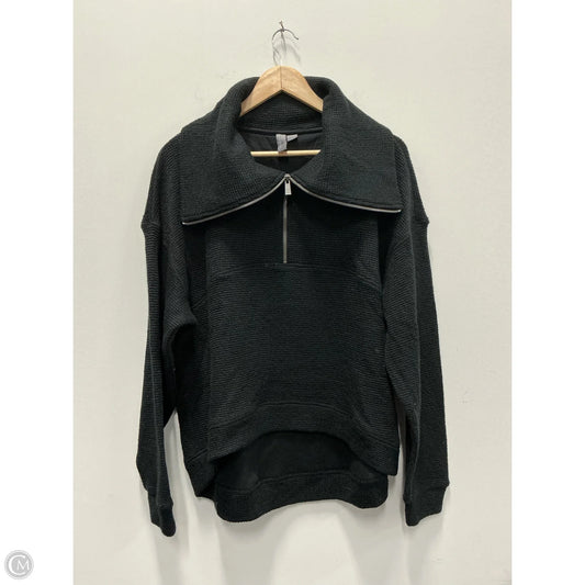 Athletic Sweatshirt Collar By Sweaty Betty In Black, Size: 8