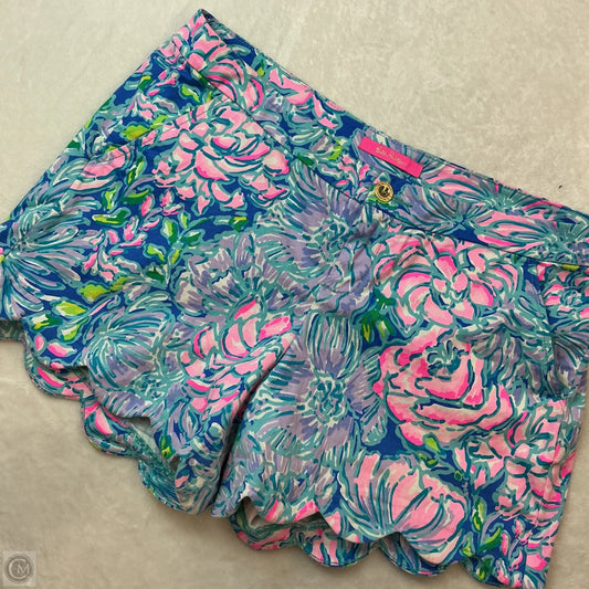 Shorts Designer By Lilly Pulitzer In Blue & Pink, Size: 12