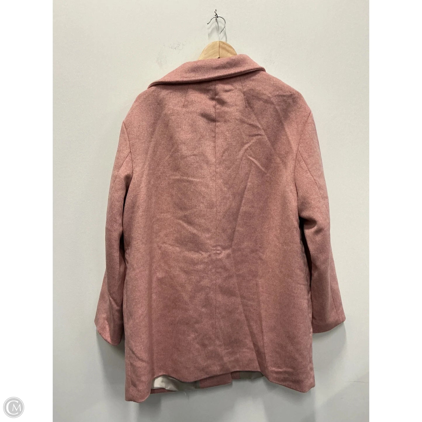 Coat Wool By Charter Club In Pink, Size: Xl
