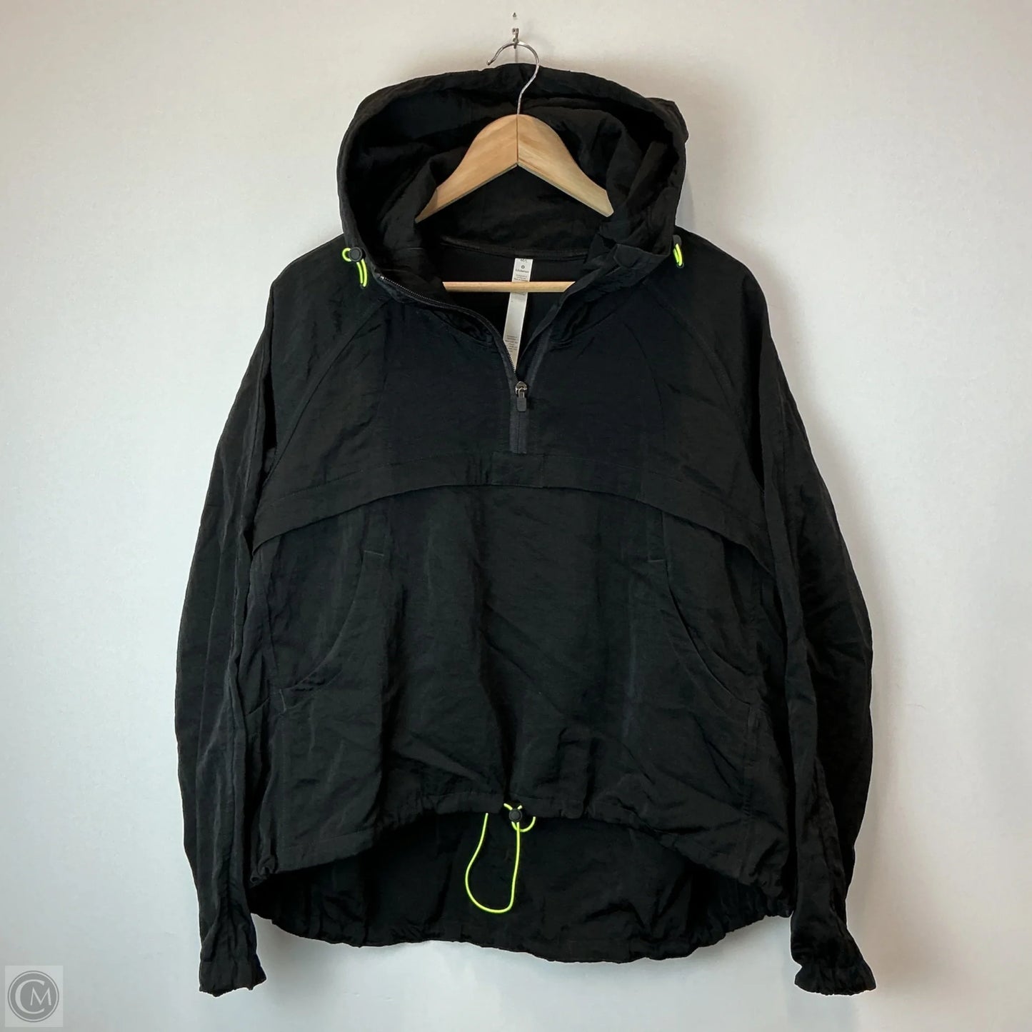 Jacket Windbreaker By Lululemon In Black, Size: M