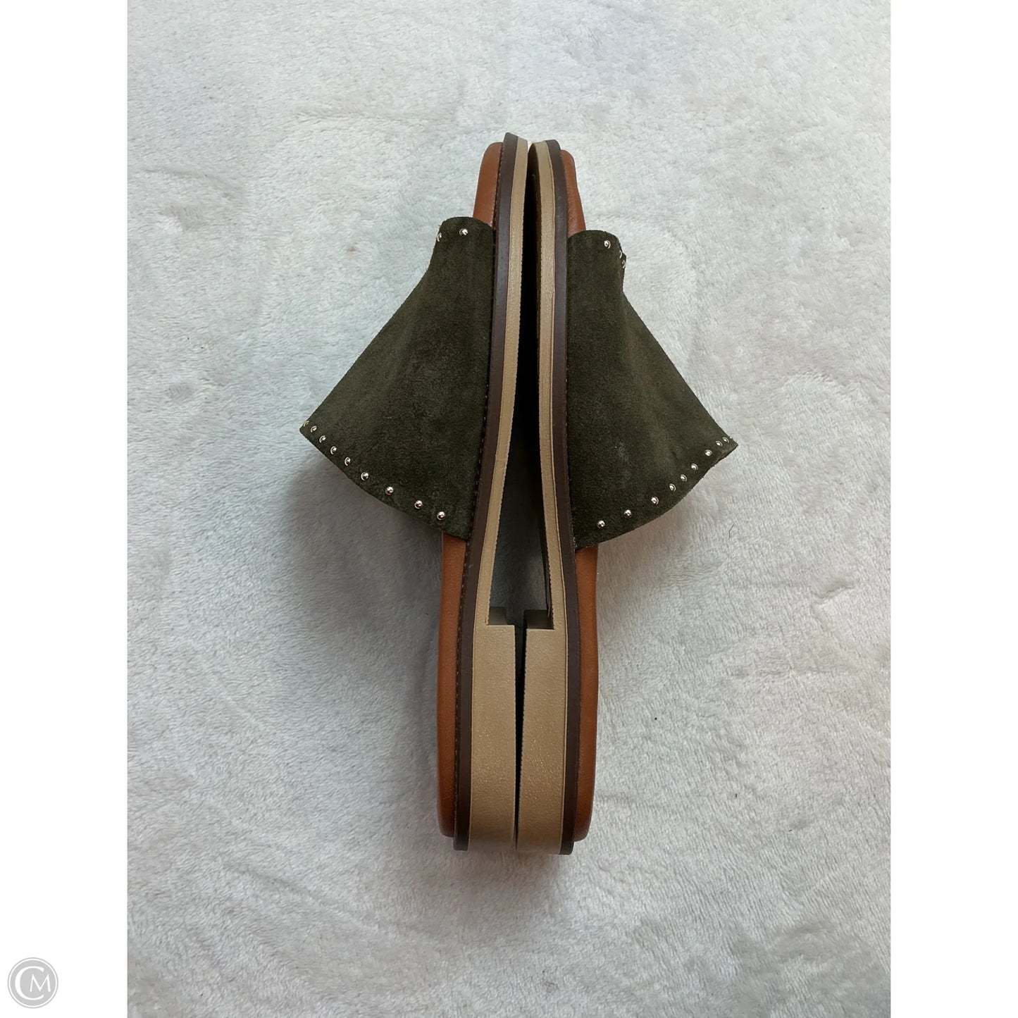 Sandals Flats By Clothes Mentor In Green, Size: 8