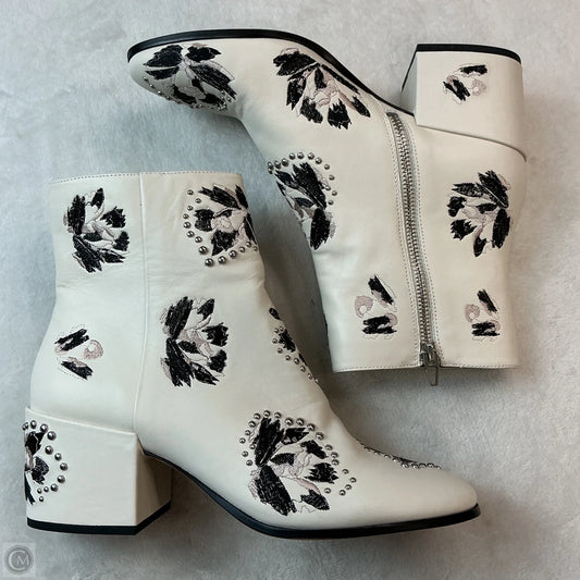Boots Ankle Heels By Dolce Vita In Cream, Size: 8.5