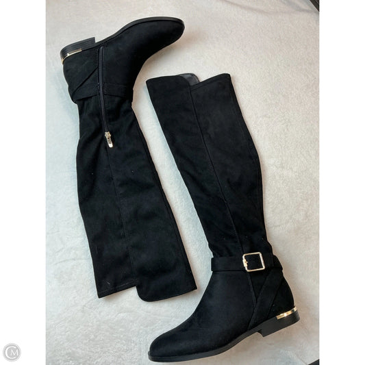 Boots Knee Flats By Nine West In Black, Size: 8.5