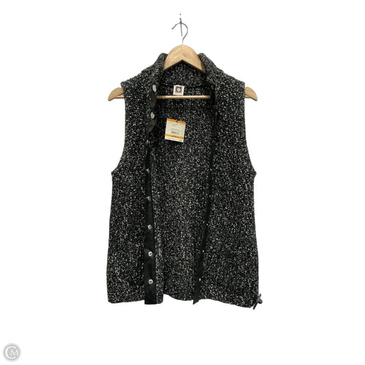 Vest Sweater By Anne Klein In Black, Size: S