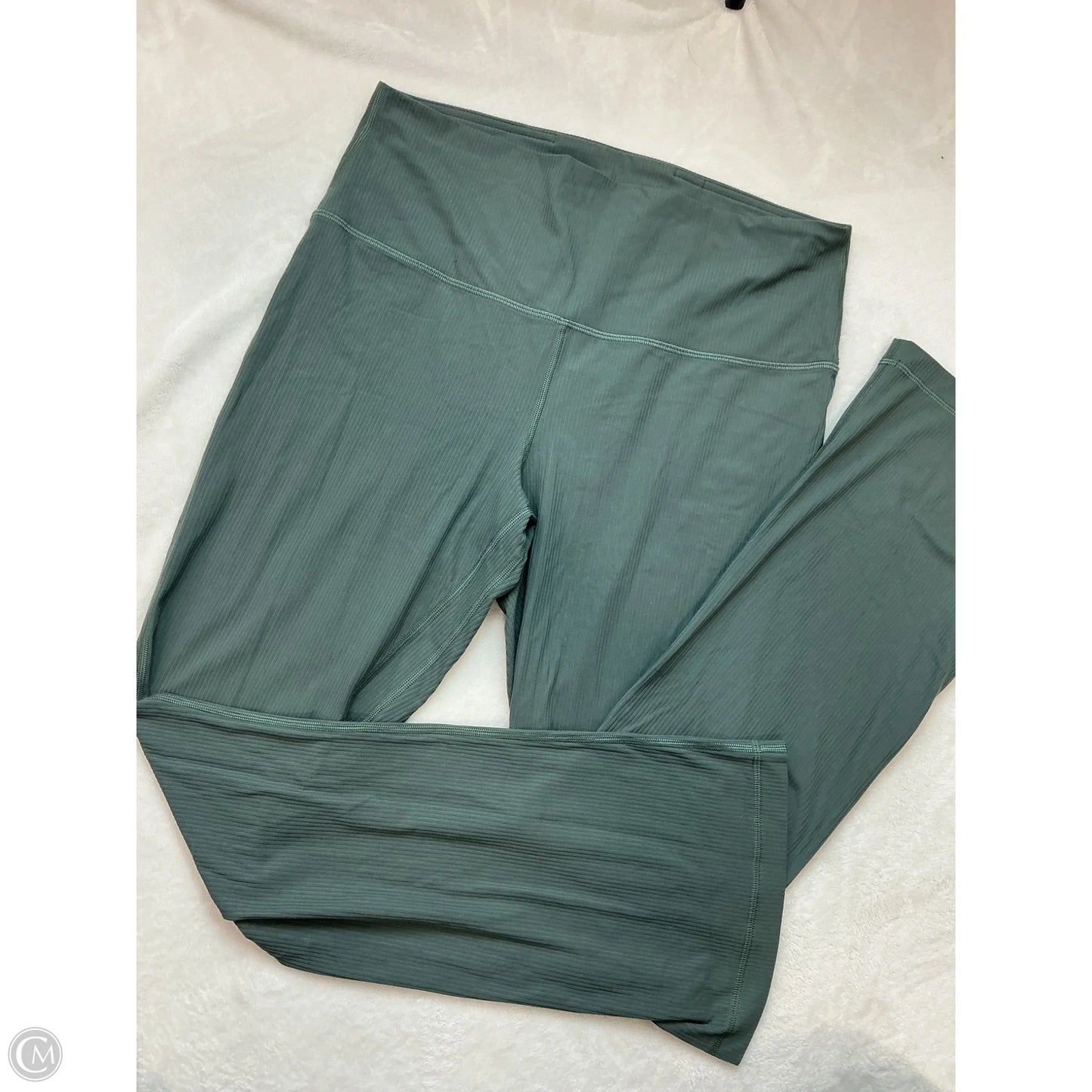 Athletic Leggings By Lululemon In Green, Size: 12