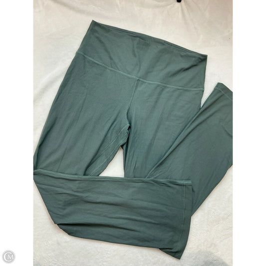 Athletic Leggings By Lululemon In Green, Size: 12