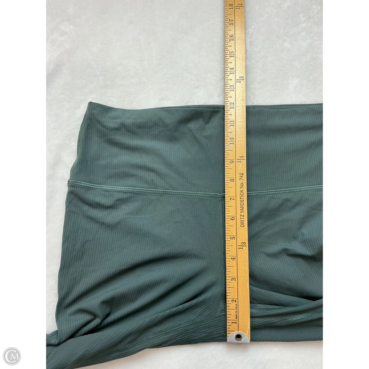Athletic Leggings By Lululemon In Green, Size: 12