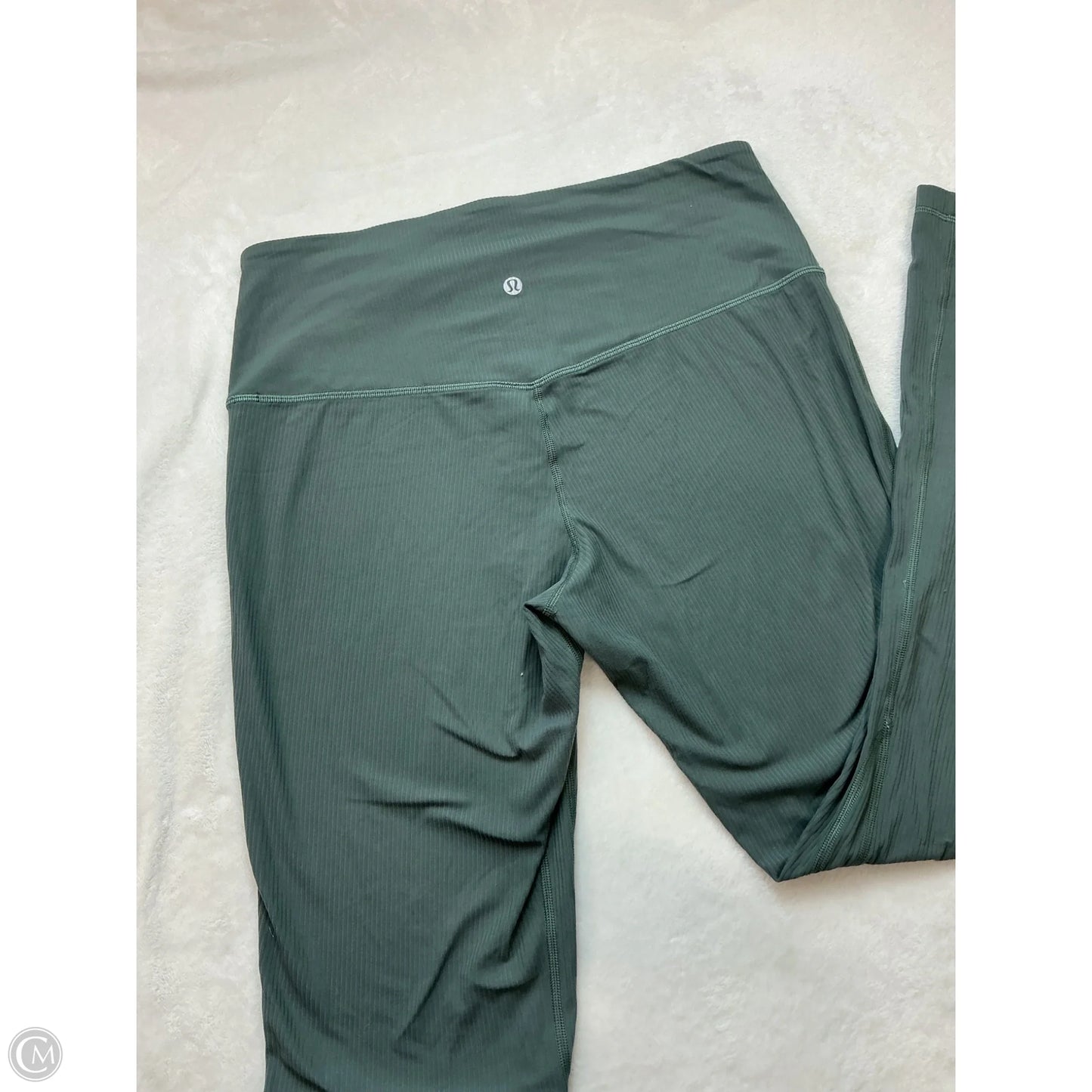 Athletic Leggings By Lululemon In Green, Size: 12