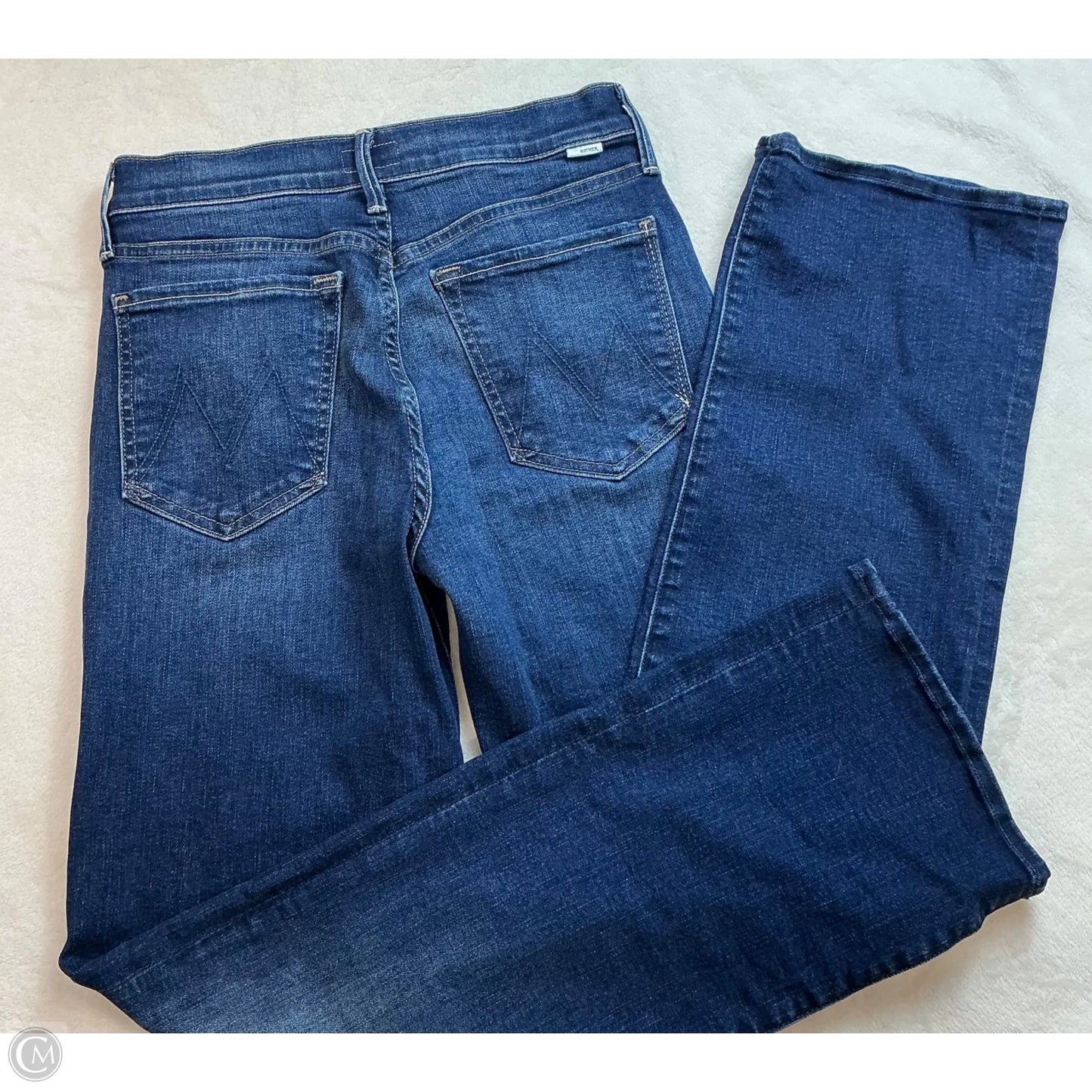 Jeans Straight By Mother In Blue, Size: 2