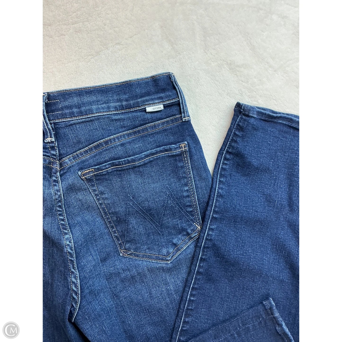 Jeans Straight By Mother In Blue, Size: 2