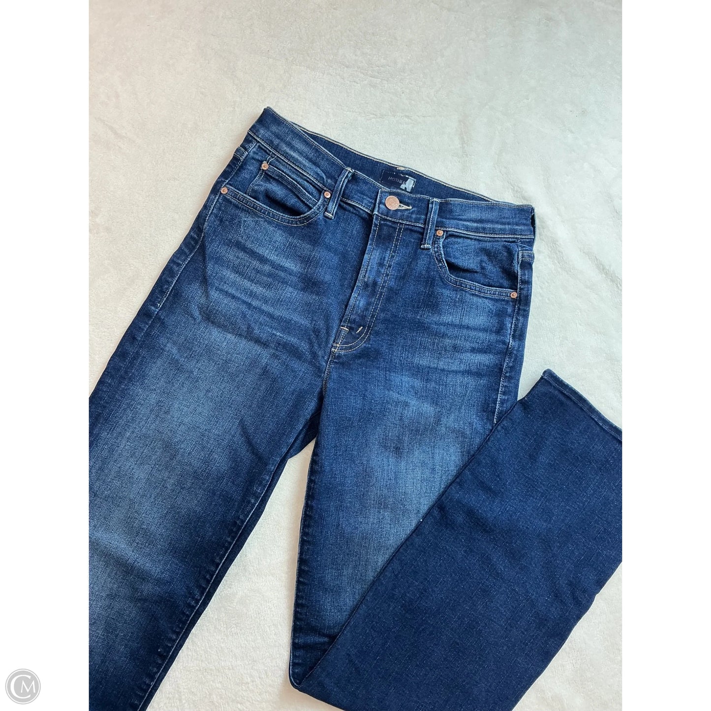 Jeans Straight By Mother In Blue, Size: 2