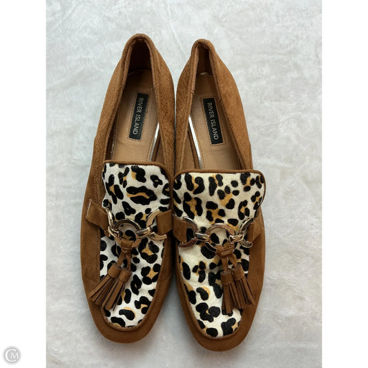 Shoes Heels Block By River Island In Brown, Size: 7