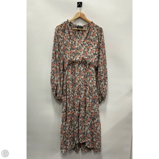 Dress Casual Maxi By Minkpink In Floral Print, Size: L