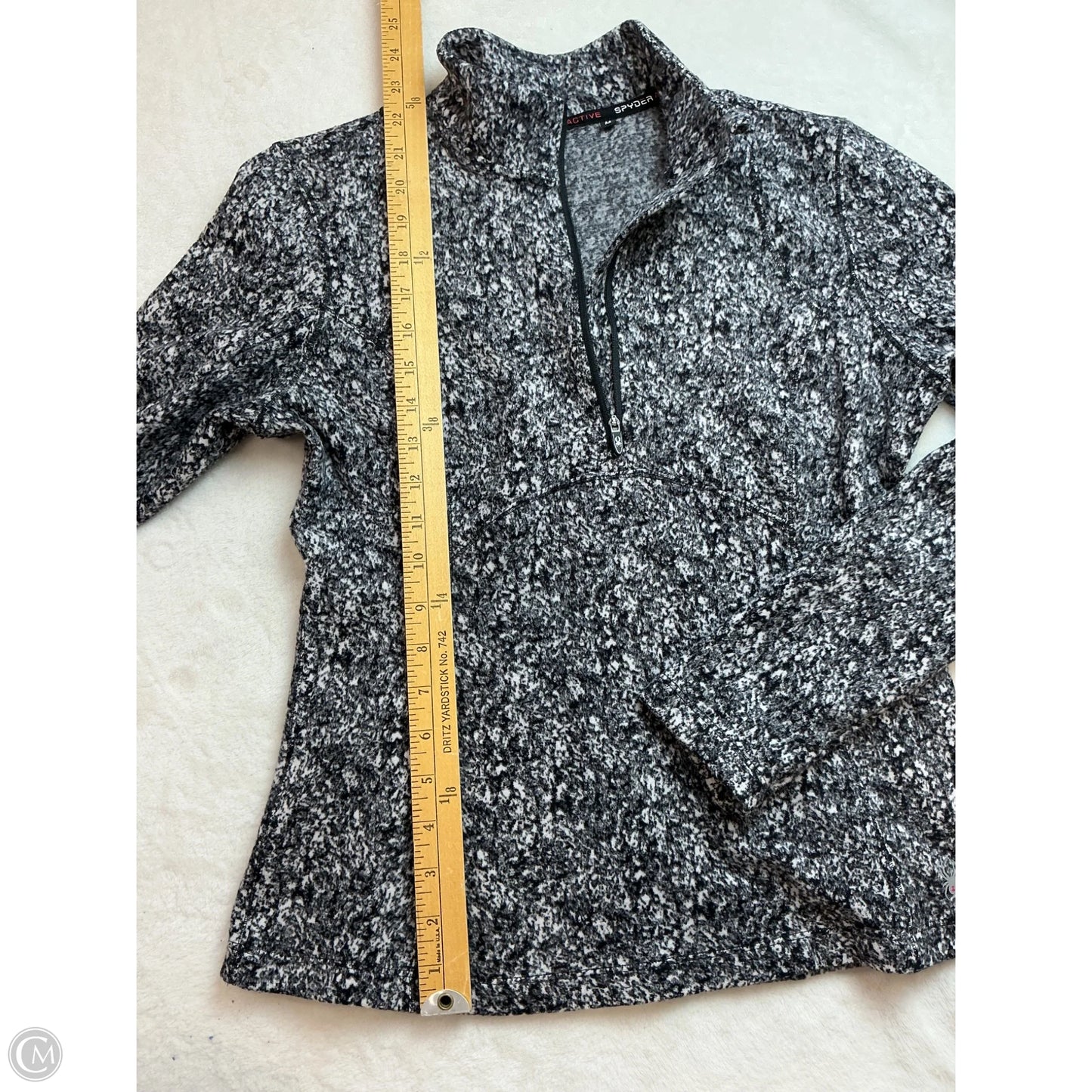 Athletic Jacket By Spyder In Grey, Size: M
