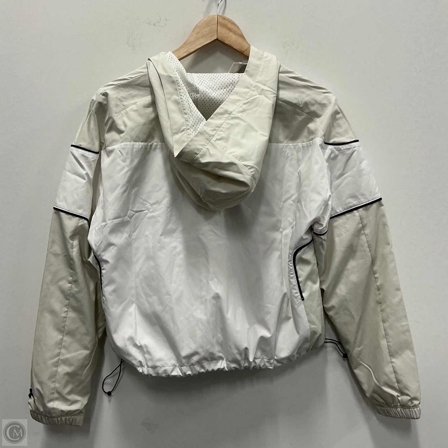 Athletic Jacket By Under Armour In Cream, Size: Xs