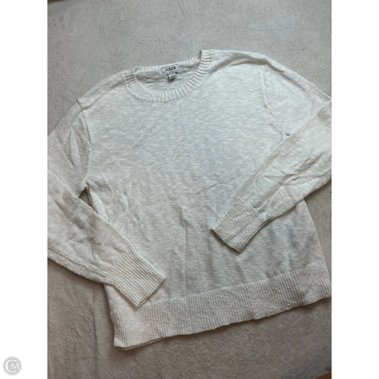 Top Long Sleeve By J. Crew In White, Size: S