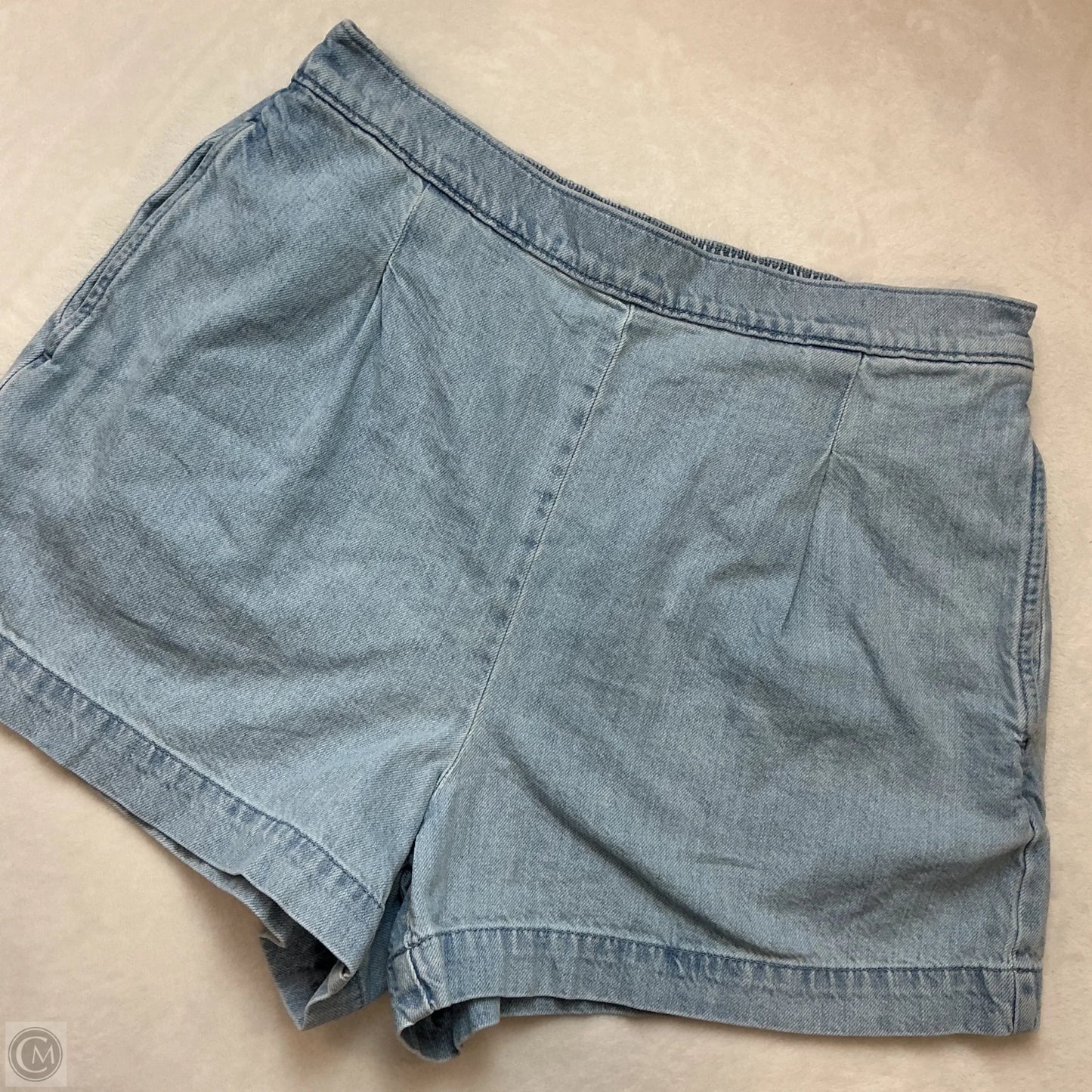 Shorts By Madewell In Blue Denim, Size: L
